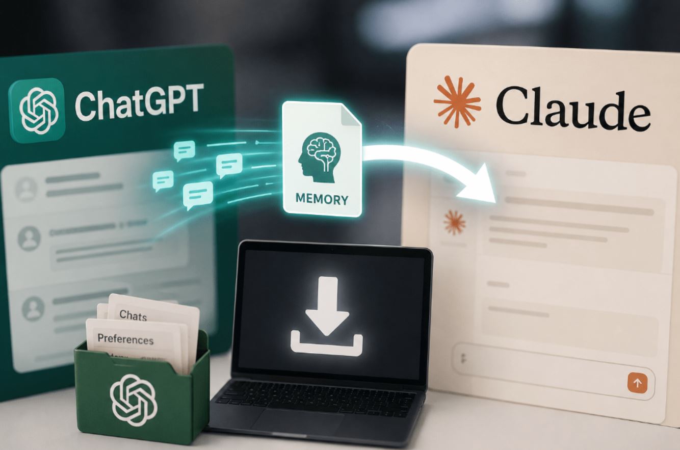 想跳槽Claude不想重練AI？4步驟把ChatGPT記憶搬家帶著走